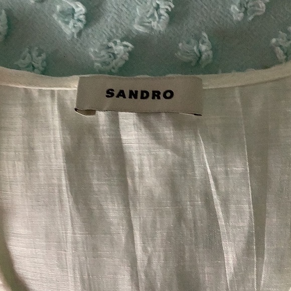 Sandro linen top 3 - Picture 4 of 9